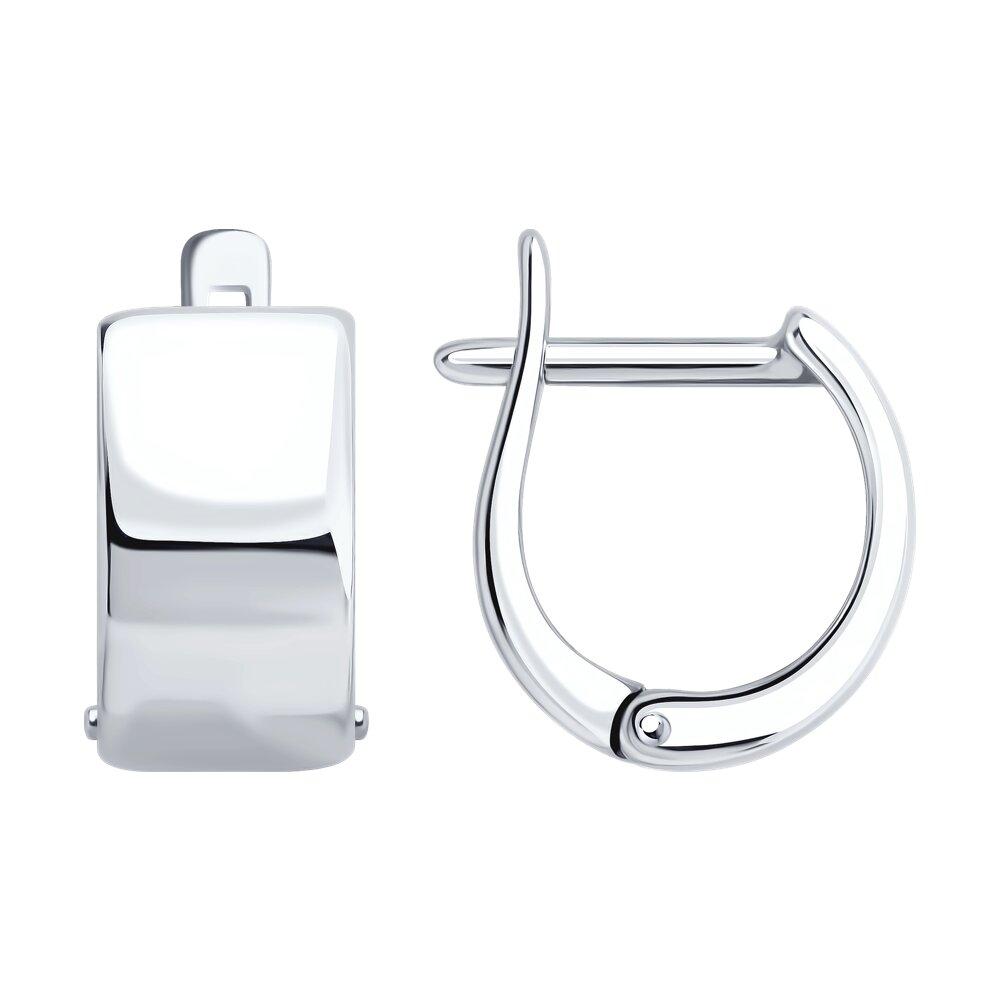 Серьги из серебра - видео на модели