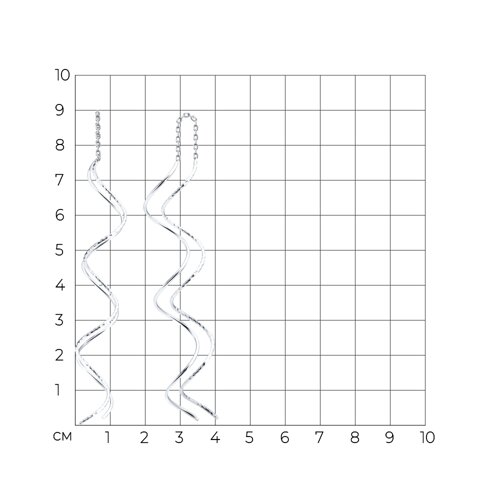 Серьги из серебра из серебро — вид 4