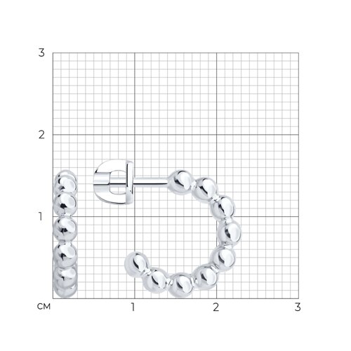 Серьги из серебра из серебро — вид 5