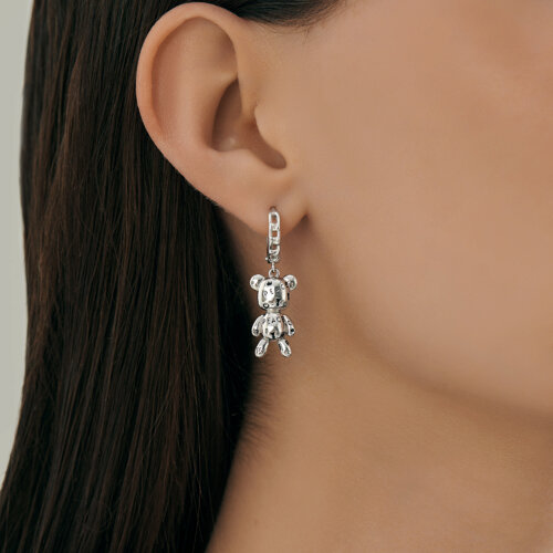 Серьги из серебра с эмалью из серебро — вид 3