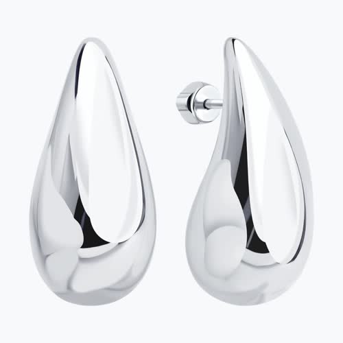 Серьги из серебра из серебро — вид 2