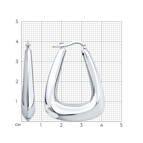 Серьги из серебра из серебро — вид 5