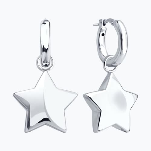 Серьги из серебра из серебро — вид 2