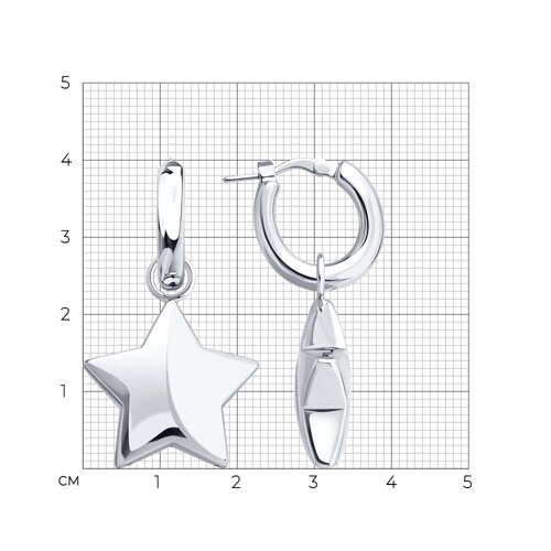 Серьги из серебра из серебро — вид 4