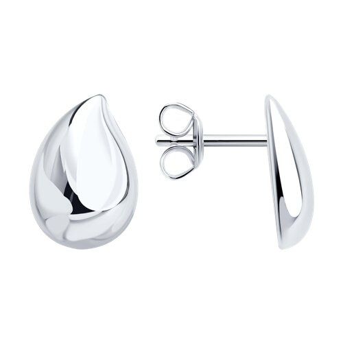 Серьги из серебра - видео на модели