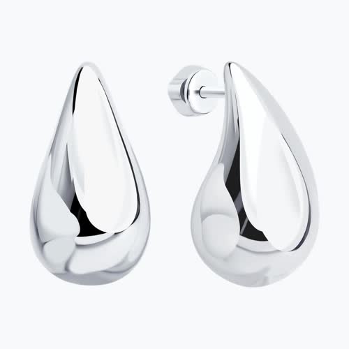 Серьги из серебра из серебро — вид 2