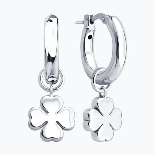 Серьги из серебра из серебро — вид 2