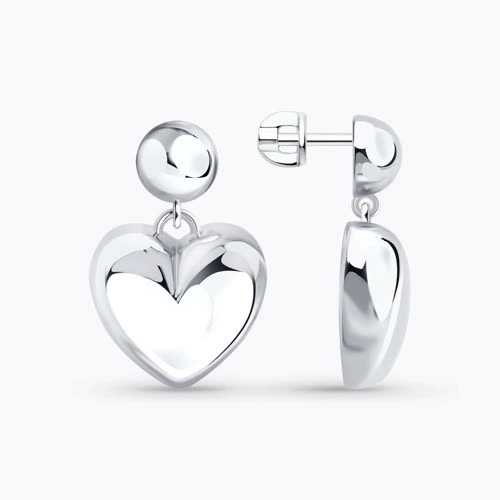 Серьги из серебра из серебро