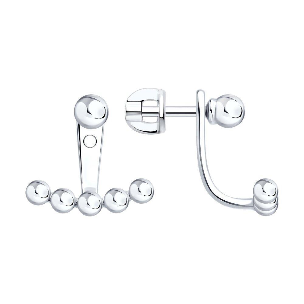 Серьги из серебра из серебро