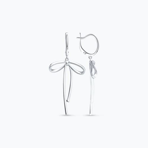 Серьги из серебра из серебро
