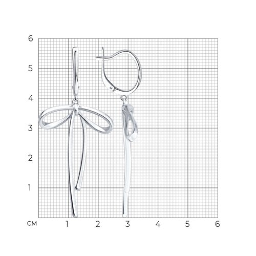 Серьги из серебра из серебро — вид 5