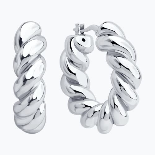 Серьги из серебра из серебро — вид 2