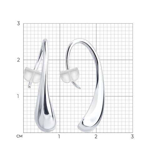 Серьги из серебра из серебро — вид 5