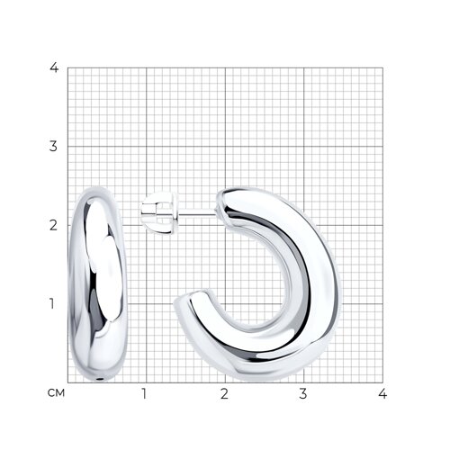 Серьги из серебра из серебро — вид 5