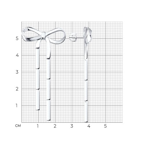 Серьги из серебра из серебро — вид 5