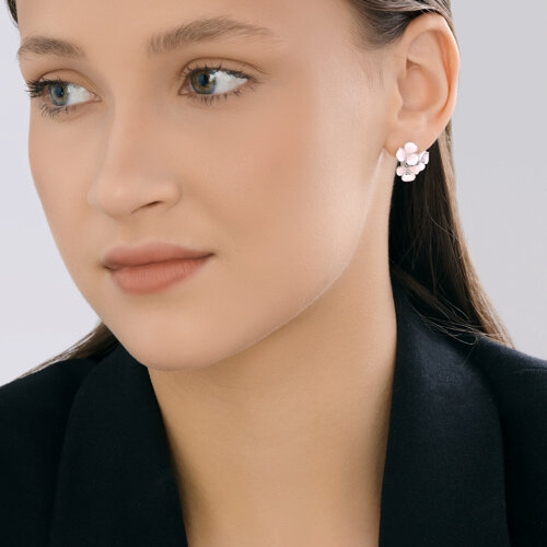 Серьги из серебра с эмалью из серебро — вид 4