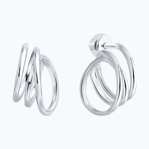 Серьги из серебра из серебро — вид 2