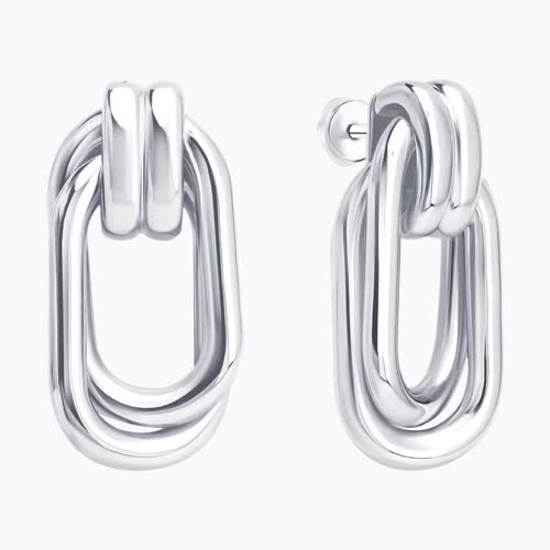 Серьги из серебра из серебро — вид 2