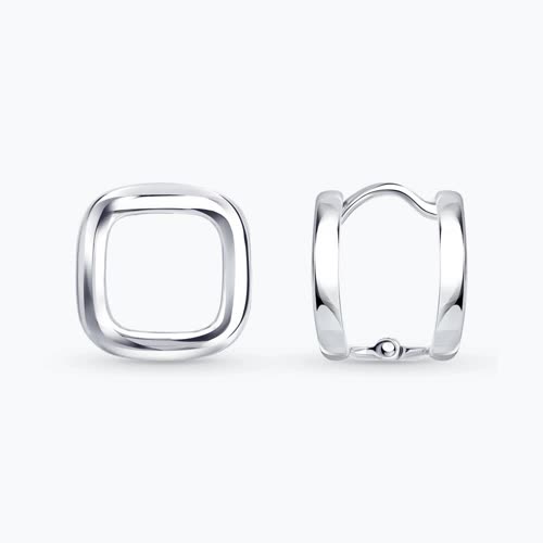 Серьги из серебра - видео на модели