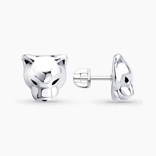 Серьги из серебра с эмалью - видео на модели