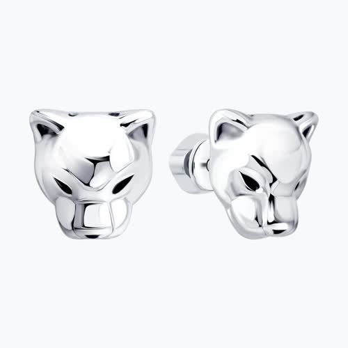 Серьги из серебра с эмалью из серебро — вид 2