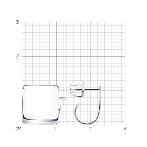 Серьги из серебра из серебро — вид 5