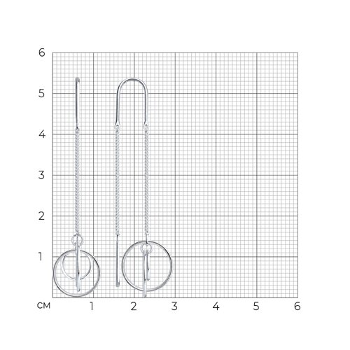 Серьги из серебра из серебро — вид 5