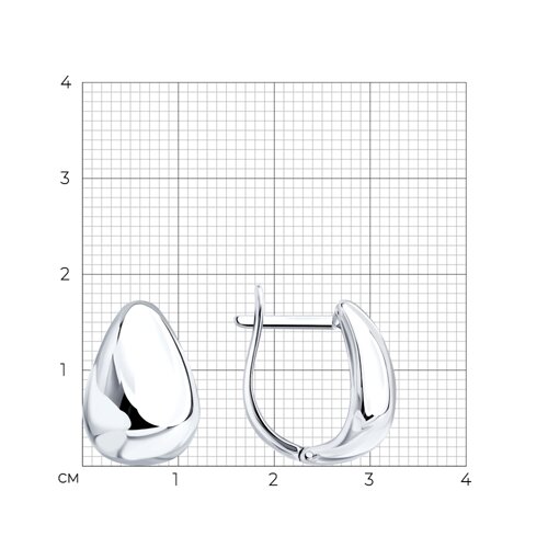 Серьги из серебра из серебро — вид 5