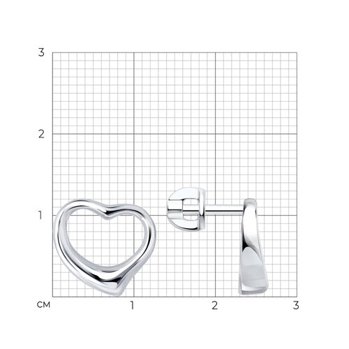 Серьги из серебра из серебро — вид 5