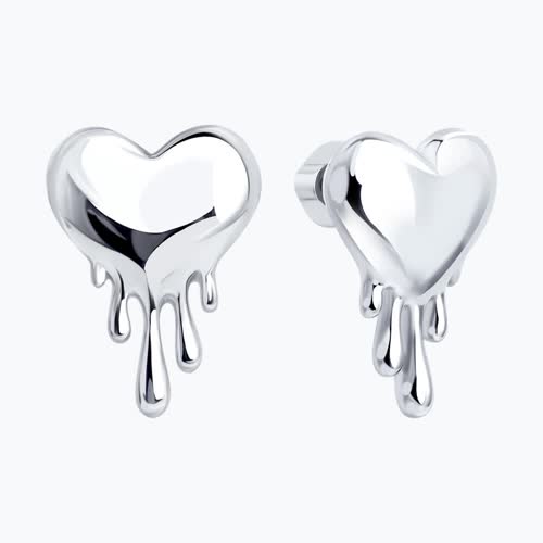 Серьги из серебра из серебро — вид 2