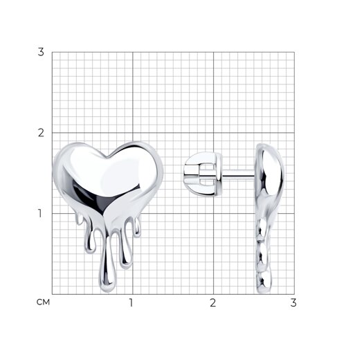 Серьги из серебра из серебро — вид 5