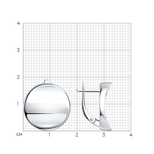 Серьги из серебра из серебро — вид 5