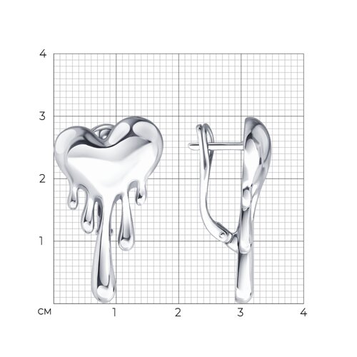 Серьги из серебра из серебро — вид 5