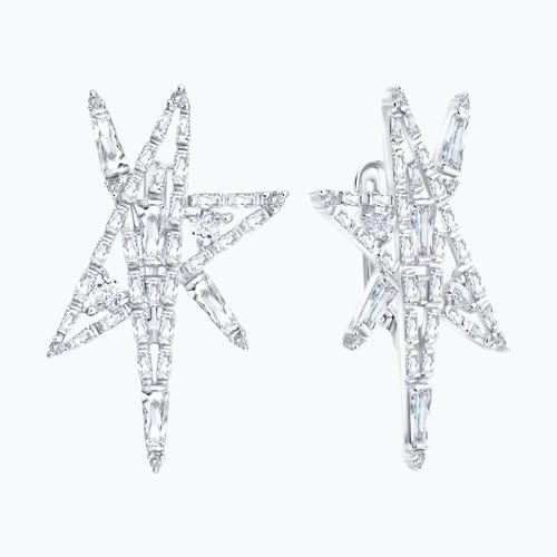 Серьги из серебра с фианитами из серебро — вид 2