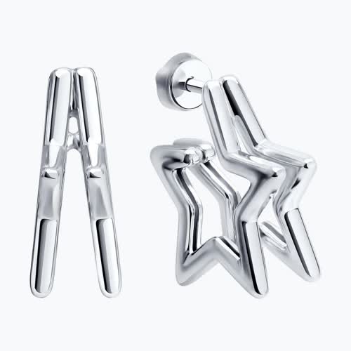 Серьги из серебра из серебро — вид 2