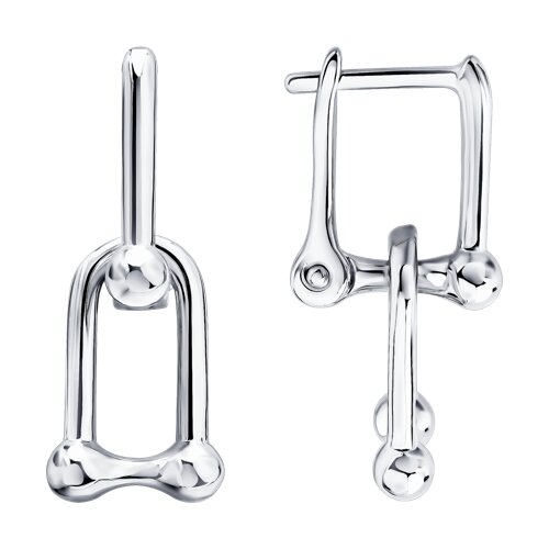 Серьги из серебра из серебро