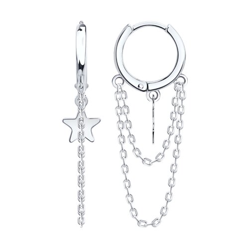 Серьги из серебра из серебро