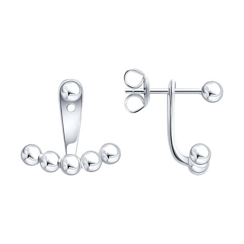 Серьги из серебра из серебро