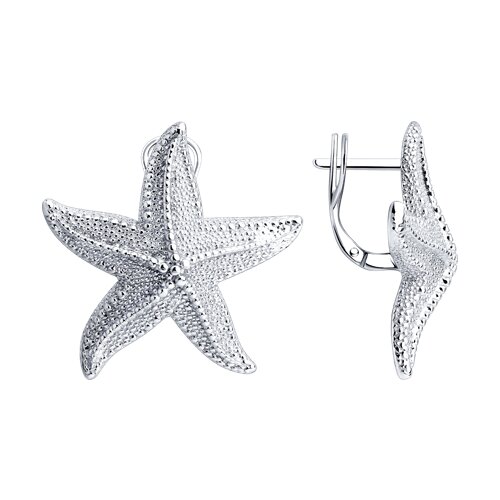 Серьги из серебра - видео на модели