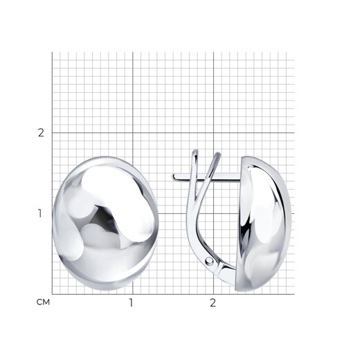 Серьги из серебра из серебро — вид 4