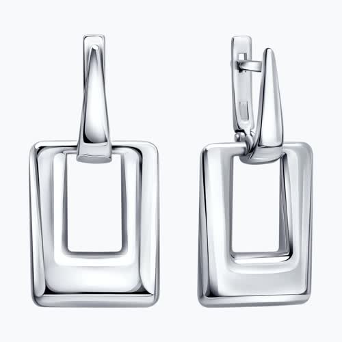 Серьги из серебра из серебро — вид 2