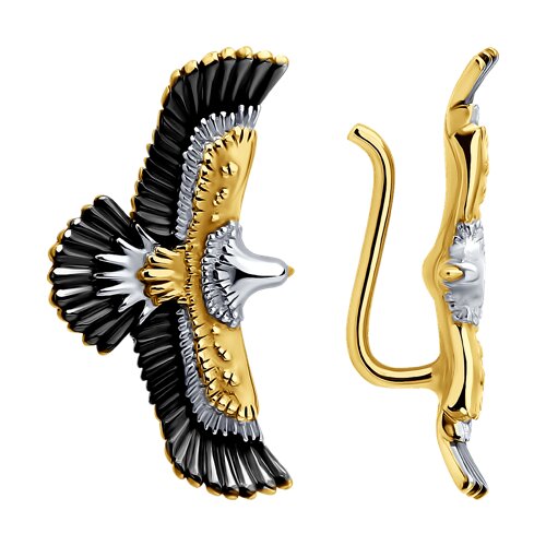 Серьги из золочёного серебра - видео