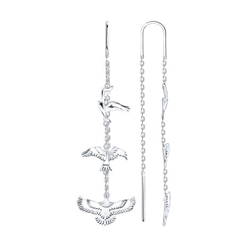 Серьги из серебра - видео