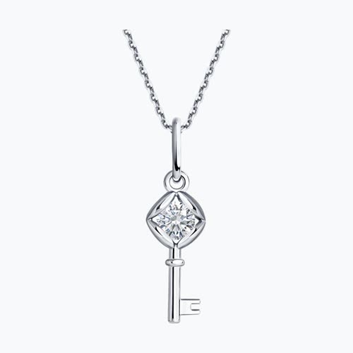 Подвеска из серебра с фианитом из серебро — вид 2