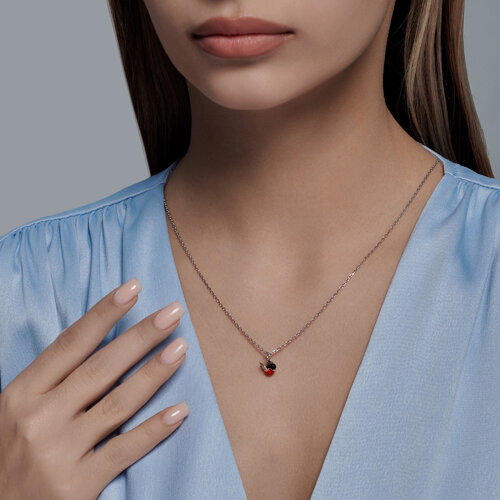 Подвеска из серебра с эмалью из серебро — вид 4