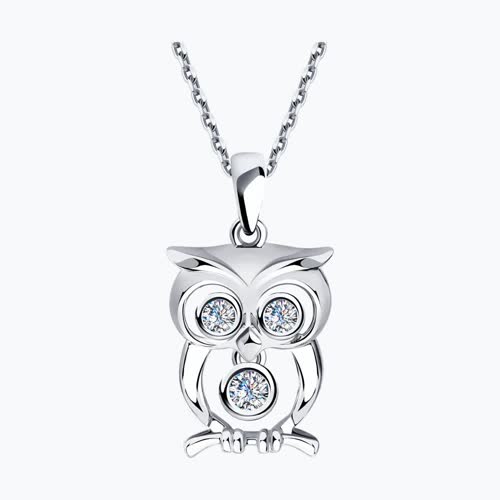 Подвеска из серебра с фианитами из серебро — вид 2