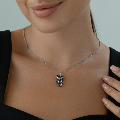 Подвеска из серебра с керамикой из серебро — вид 4