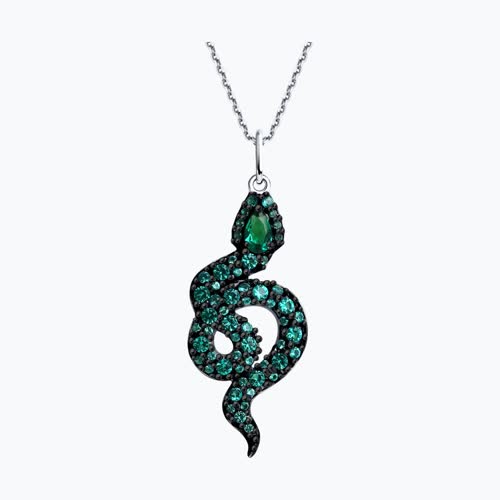 Подвеска из серебра с фианитами из серебро — вид 2