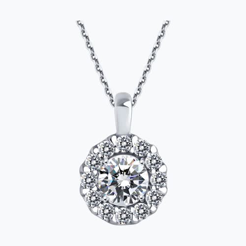 Подвеска из серебра с фианитами из серебро — вид 2