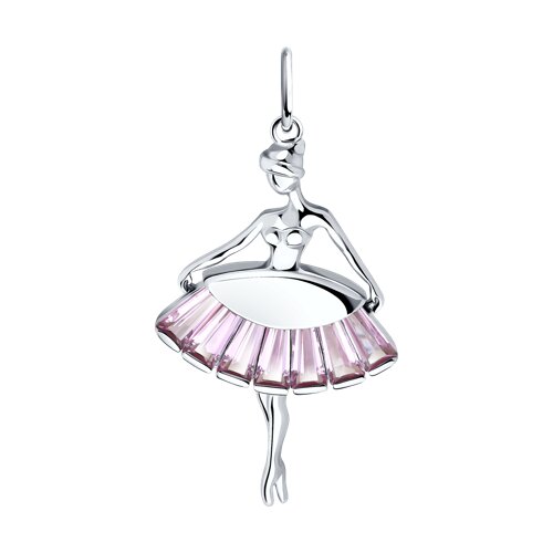 Подвеска из серебра с корундами - видео